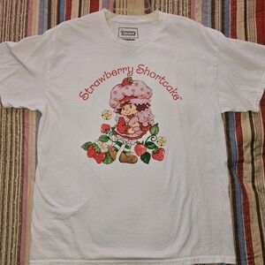 Mens Lare Strawberry Short Cake T Shirt